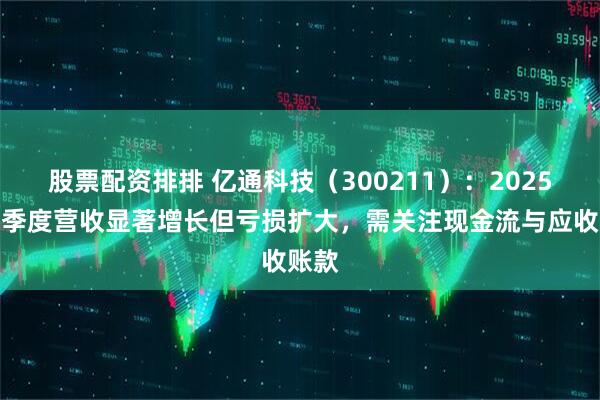 股票配资排排 亿通科技（300211）：2025年一季度营收显著增长但亏损扩大，需关注现金流与应收账款